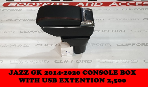 CONSOLE BOX W/ USB EXTENTION JAZZ GK 2014-2020